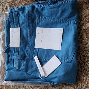 Soft Surroundings teal reef jeans